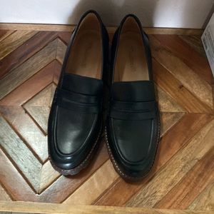 Madewell Black Leather Corrine Loafer